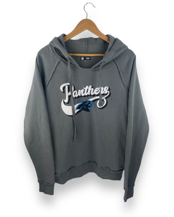 Vintage NFL Panthers Hoodie Size L Grey by Lyons way | Online Handpicked Vintage Clothing Store - available on lyonsway.com for 45.00 . Perfect for .