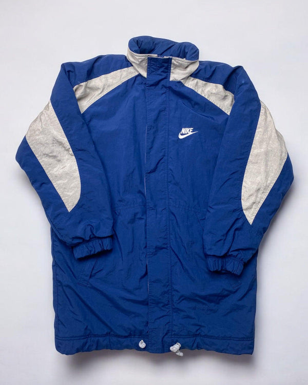 Vintage Nike Premier Jacket Size M Swoosh by Nike - jacket available on lyonsway.com for 75.00 . Perfect for BABY BLUE,BLUE,DARK BLUE,NIKE,€55-€75 .