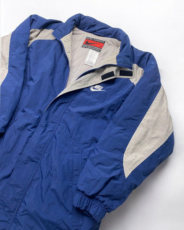 Vintage Nike Premier Jacket Size M Swoosh by Nike - jacket available on lyonsway.com for 75.00 . Perfect for BABY BLUE,BLUE,DARK BLUE,NIKE,€55-€75 .