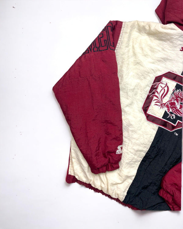 Vintage Starter Zip Up Jacket South Carolina Gamecocks Size L by Vintage USA Sports - Jacket available on lyonsway.com for 200.00 . Perfect for ABOVE €125,L,RED,size L,STARTER,ULTRA RARE .