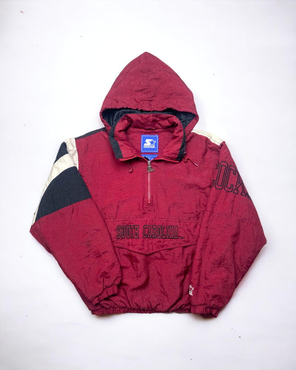 Vintage Starter Zip Up Jacket South Carolina Gamecocks Size L by Vintage USA Sports - Jacket available on lyonsway.com for 200.00 . Perfect for ABOVE €125,L,RED,size L,STARTER,ULTRA RARE .