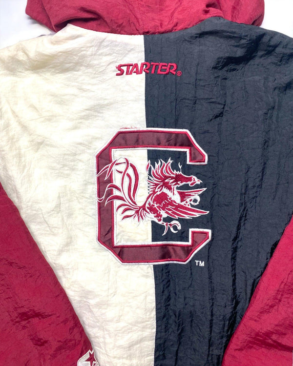 Vintage Starter Zip Up Jacket South Carolina Gamecocks Size L by Vintage USA Sports - Jacket available on lyonsway.com for 200.00 . Perfect for ABOVE €125,L,RED,size L,STARTER,ULTRA RARE .