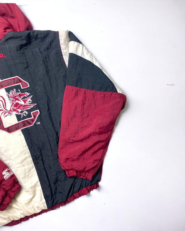 Vintage Starter Zip Up Jacket South Carolina Gamecocks Size L by Vintage USA Sports - Jacket available on lyonsway.com for 200.00 . Perfect for ABOVE €125,L,RED,size L,STARTER,ULTRA RARE .