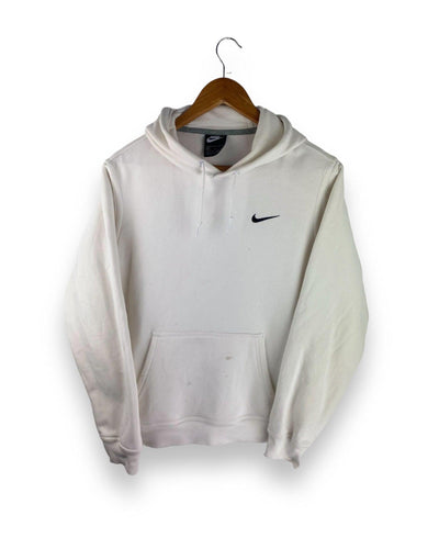 White Nike Hoodie Size M Vintage by NIKE - available on lyonsway.com for 39.95 . Perfect for 25-55, M, NIKE, SIZE M, WHITE .