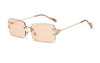 Retro Frameless Sunglasses Lyons Way