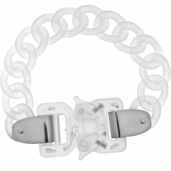Y2K Buckle Men's Bracelet by Lyons way | Online Handpicked Vintage Clothing Store - available on lyonsway.com for 21.83 . Perfect for accessories,chain bracelet,chain necklace,clear buckle men's chain necklace,for him,gift,jewelry .