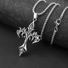 Y2K Cross Stainless Steel Necklace by Lyons way | Online Handpicked Vintage Clothing Store - available on lyonsway.com for 14.20 . Perfect for .