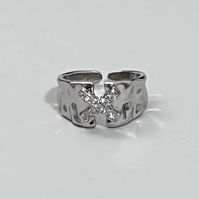Y2K Crystal Rings by Lyons way | Online Handpicked Vintage Clothing Store - available on lyonsway.com for 17.96 . Perfect for jewelry,rings,unisex .