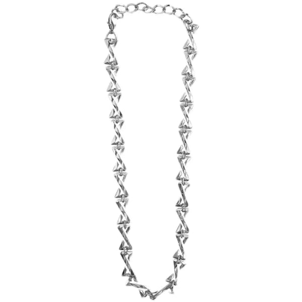 Y2K Gothic Stainless Steel Chain Necklace by Lyons way | Online Handpicked Vintage Clothing Store - available on lyonsway.com for 20.49 . Perfect for accessory,gift,jewelry,necklace .
