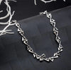 Y2K Gothic Stainless Steel Chain Necklace by Lyons way | Online Handpicked Vintage Clothing Store - available on lyonsway.com for 20.49 . Perfect for accessory,gift,jewelry,necklace .