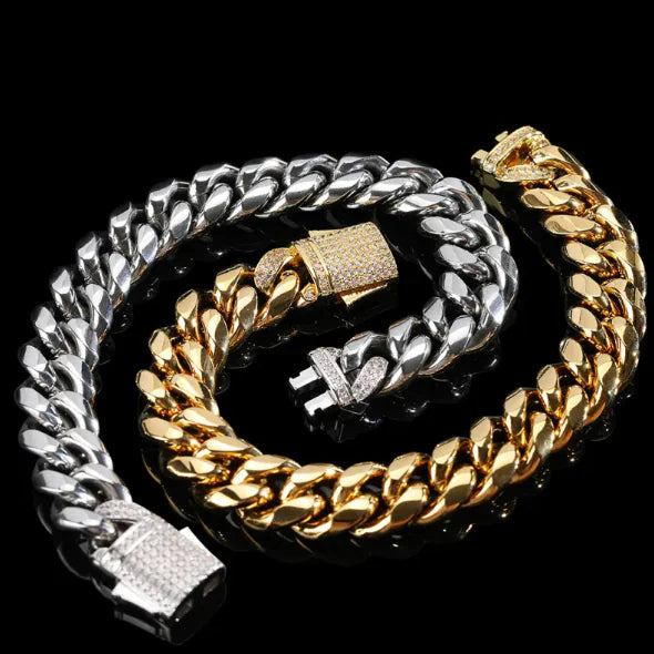 Y2K Male Titanium Steel Bracelet by Lyons way | Online Handpicked Vintage Clothing Store - available on lyonsway.com for 39.05 . Perfect for .
