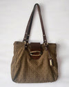 Vintage Guess Tasche Schultertasche Y2K Beige