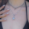 Y2K Star Necklace by Lyons way | Online Handpicked Vintage Clothing Store - available on lyonsway.com for 18.79 . Perfect for accessories,gifts .