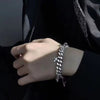 Y2K Titanium Steel Cross Simple Bracelet by Lyons way | Online Handpicked Vintage Clothing Store - available on lyonsway.com for 23.75 . Perfect for .