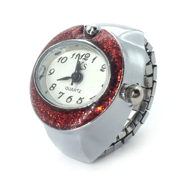 Y2K Vintage Punk Elastic Quartz Watch Ring by Lyons way | Online Handpicked Vintage Clothing Store - available on lyonsway.com for 17.27 . Perfect for .