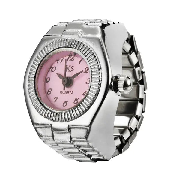Y2K Vintage Punk Elastic Quartz Watch Ring by Lyons way | Online Handpicked Vintage Clothing Store - available on lyonsway.com for 17.27 . Perfect for .
