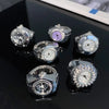 Y2K Vintage Punk Elastic Quartz Watch Ring by Lyons way | Online Handpicked Vintage Clothing Store - available on lyonsway.com for 17.27 . Perfect for .