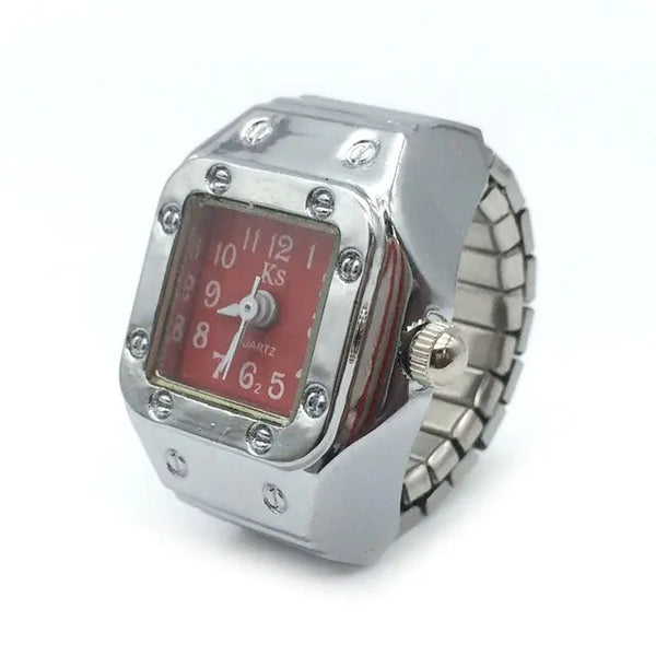 Y2K Vintage Punk Elastic Quartz Watch Ring by Lyons way | Online Handpicked Vintage Clothing Store - available on lyonsway.com for 17.27 . Perfect for .