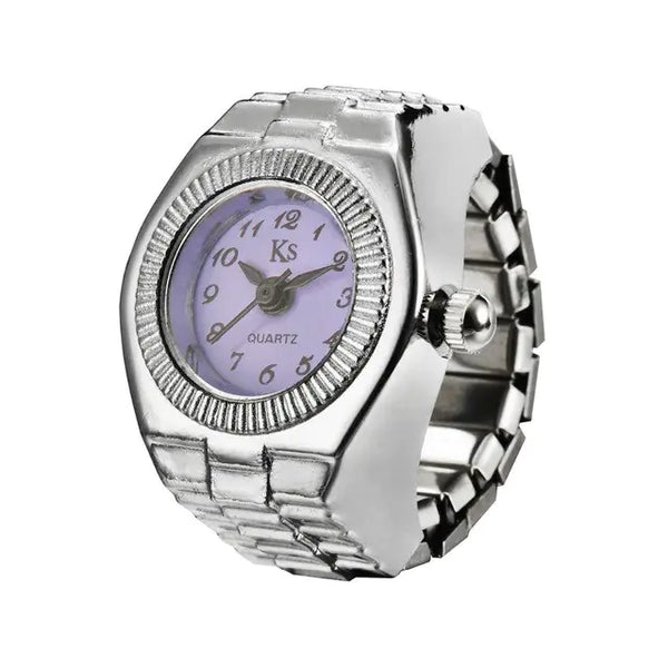 Y2K Vintage Punk Elastic Quartz Watch Ring by Lyons way | Online Handpicked Vintage Clothing Store - available on lyonsway.com for 17.27 . Perfect for .