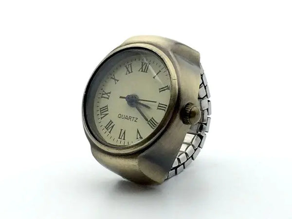 Y2K Vintage Punk Elastic Quartz Watch Ring by Lyons way | Online Handpicked Vintage Clothing Store - available on lyonsway.com for 17.27 . Perfect for .