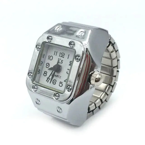 Y2K Vintage Punk Elastic Quartz Watch Ring by Lyons way | Online Handpicked Vintage Clothing Store - available on lyonsway.com for 17.27 . Perfect for .