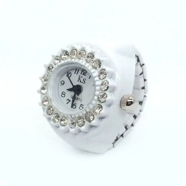 Y2K Vintage Punk Elastic Quartz Watch Ring by Lyons way | Online Handpicked Vintage Clothing Store - available on lyonsway.com for 17.27 . Perfect for .