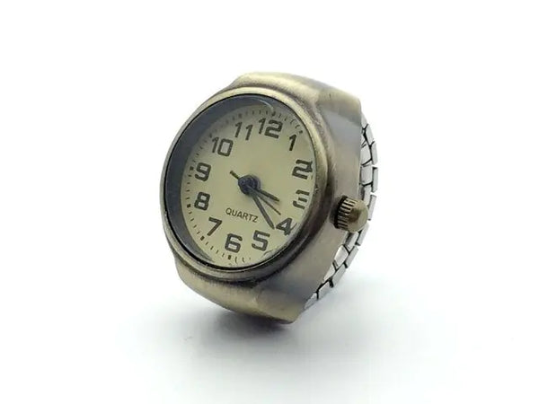 Y2K Vintage Punk Elastic Quartz Watch Ring by Lyons way | Online Handpicked Vintage Clothing Store - available on lyonsway.com for 17.27 . Perfect for .