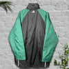 Adidas Windbreaker Black/Green Rare Winter Jacket Size L - Lyons way | Online Handpicked Vintage Clothing Store