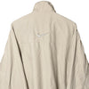 Beige Nike Big Swoosh Jacket Windbreaker Size L - Lyons way | Online Handpicked Vintage Clothing Store