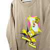 Beige Rare Bart Simpson 3d Effect Sweater Size L - Lyons way | Online Handpicked Vintage Clothing Store