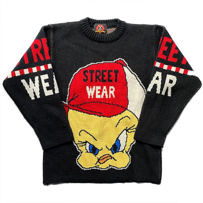 Black Looney Tunes Tweety Streetwear Sweater Size L by LOONEY TUNES - KNITWEAR available on lyonsway.com for 115.04 . Perfect for BLACK, L, LOONEY TUNES/ WARNER BROS, PROMOTION, RARE, SWEATER, TRUI, TWEETY, USA, vintage, WOL, €100-€125 .