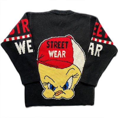 Black Looney Tunes Tweety Streetwear Sweater Size L by LOONEY TUNES - KNITWEAR available on lyonsway.com for 115.04 . Perfect for BLACK, L, LOONEY TUNES/ WARNER BROS, PROMOTION, RARE, SWEATER, TRUI, TWEETY, USA, vintage, WOL, €100-€125 .