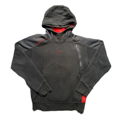 Black Nike Centre Swoosh Hoodie Size S by Nike - hoodie available on lyonsway.com for 84.95 . Perfect for BLACK, NIKE, PROMOTION, S, vintage, €75-€100 .