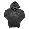 Black Nike Centre Swoosh Spellout Hoodie Size M - Lyons way | Online Handpicked Vintage Clothing Store