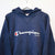 Blue Vintage Champion Usa Hoodie Size L - Lyons way | Online Handpicked Vintage Clothing Store