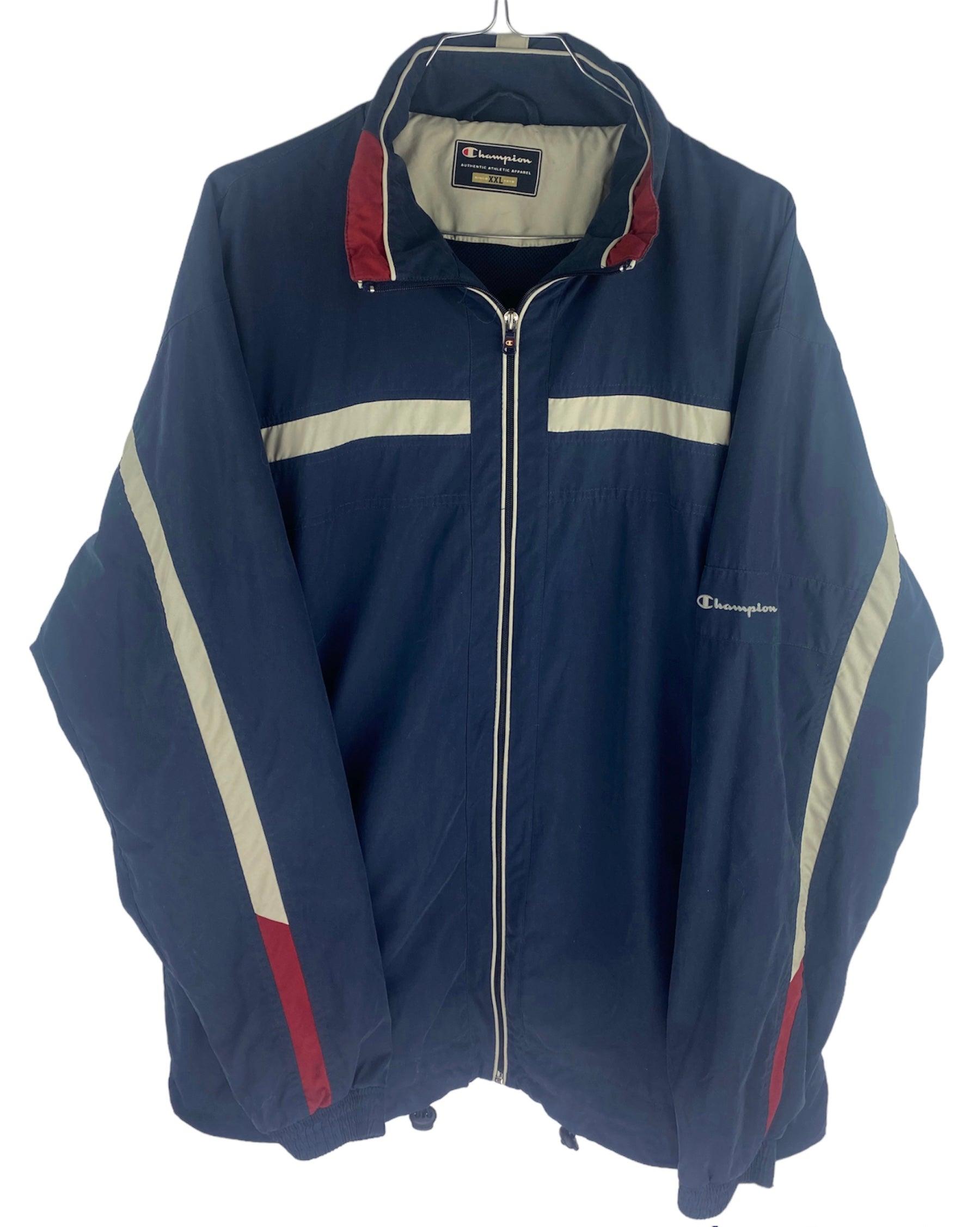 Champion windbreaker blue hotsell