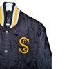 Chicago White Sox Varsity Jacket Size M Black and Yellow - Lyons way | Online Handpicked Vintage Clothing Store