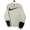 Grey Nike Big Swoosh Sweater Size L by Nike - CREWNECK available on lyonsway.com for 39.95 . Perfect for GREY, L, NIKE, SIZE L, €25-€55 .