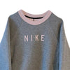 Grey Nike Spellout Sweater in Size S - Lyons way | Online Handpicked Vintage Clothing Store