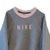 Grey Nike Spellout Sweater in Size S - Lyons way | Online Handpicked Vintage Clothing Store