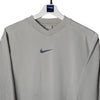 Grey Nike Sweater Centre Swoosh Size Xs - Lyons way | Online Handpicked Vintage Clothing Store