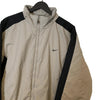 Grey Nike Winterjacket With Big Swoosh Size L - Lyons way | Online Handpicked Vintage Clothing Store