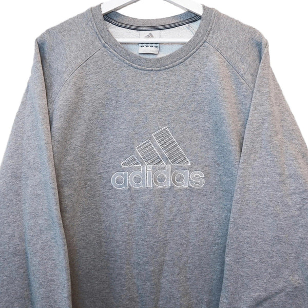 Grey Vintage Adidas sweater Size L by ADIDAS - available on lyonsway.com for 54.95 . Perfect for ADIDAS, BLACK, GREY, SALE, size L, €25-€55 .