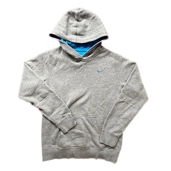 Grey Vintage Nike Hoodie in Size Xs by Nike - HOODIE available on lyonsway.com for 39.94 . Perfect for CREWNECK, GREY, NIKE, OVERSIZED, PROMOTION, spellout, vintage, XS, €25-€55 .