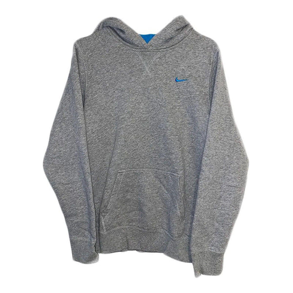 Grey Vintage Nike Hoodie in Size Xs by Nike - HOODIE available on lyonsway.com for 39.94 . Perfect for CREWNECK, GREY, NIKE, OVERSIZED, PROMOTION, spellout, vintage, XS, €25-€55 .