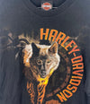 HARLEY DAVIDSON CALIFORNIA SHIRT WOLF PRINT SIZE L - Lyons way | Online Handpicked Vintage Clothing Store