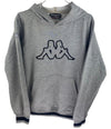 KAPPA GREY HOODIE SIZE M - Lyons way | Online Handpicked Vintage Clothing Store