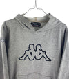 KAPPA GREY HOODIE SIZE M - Lyons way | Online Handpicked Vintage Clothing Store