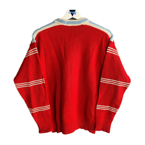 Kappa Vintage Wool Sweater Size M Rare by KAPPA - SWEATER available on lyonsway.com for 74.95 . Perfect for KAPPA, M, PROMOTION, RED, vintage, WINTER, €55-€75 .