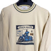 LEE UNION MADE SWEATER VINTAGE BEIGE/CREME PRINT SIZE M - Lyons way | Online Handpicked Vintage Clothing Store